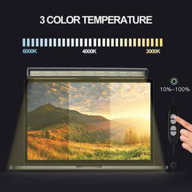 LFNOWN laptop monitor light bar desk-space-saving keeps workspace tidy