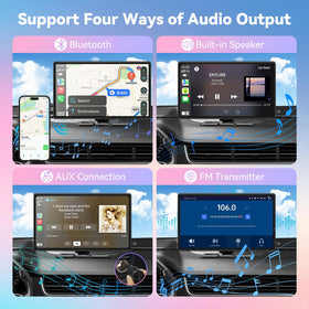 LFomni car screen provides multiple audio outputs for flexible sound