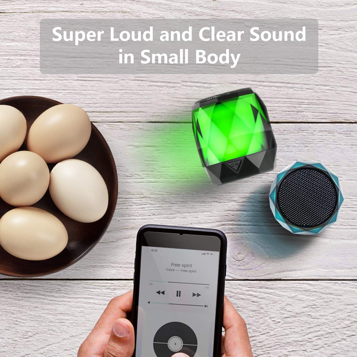 LFS night-light feature softly glows while you stream music and take hands-free calls.