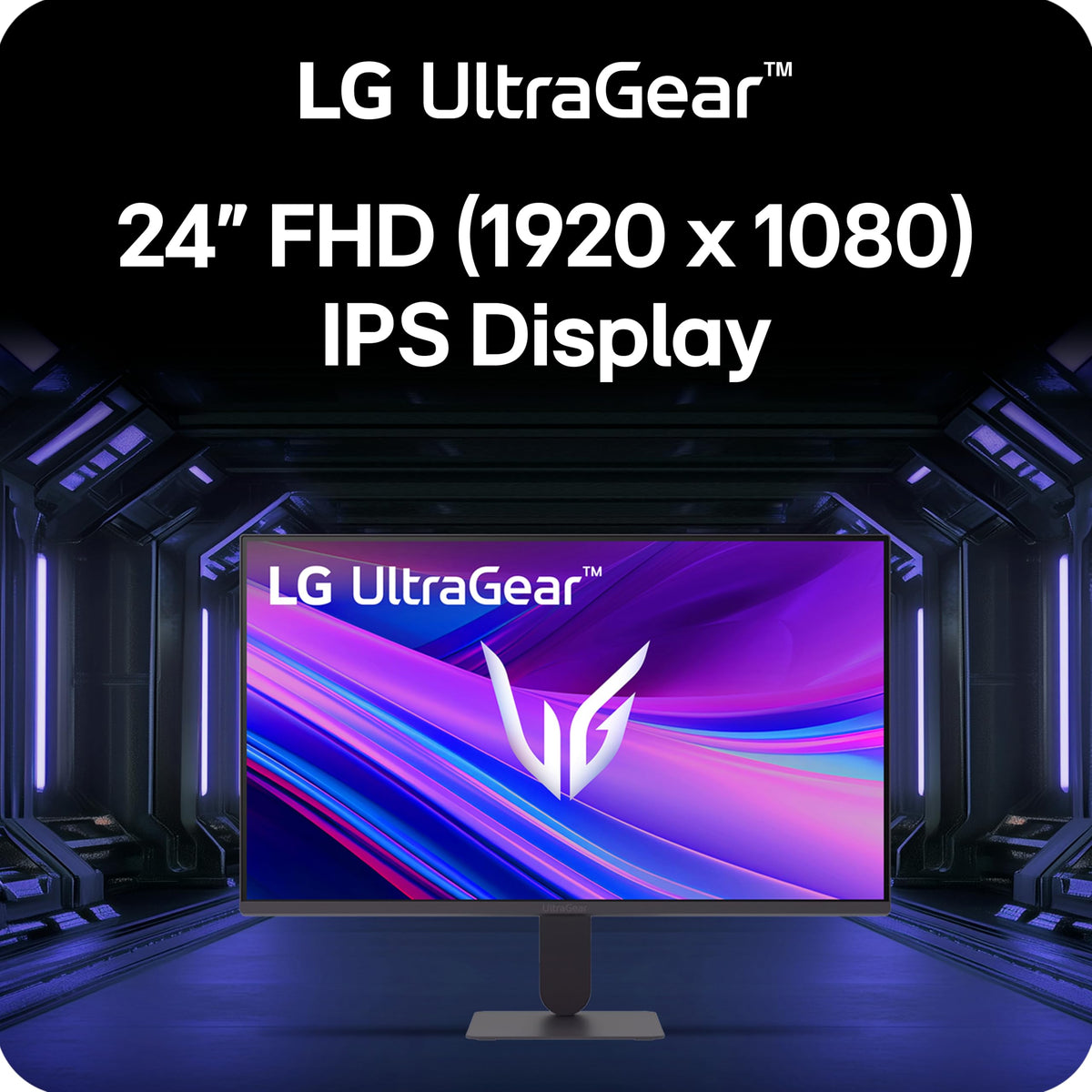 LG 24G411A-B crosshair display for precision aiming