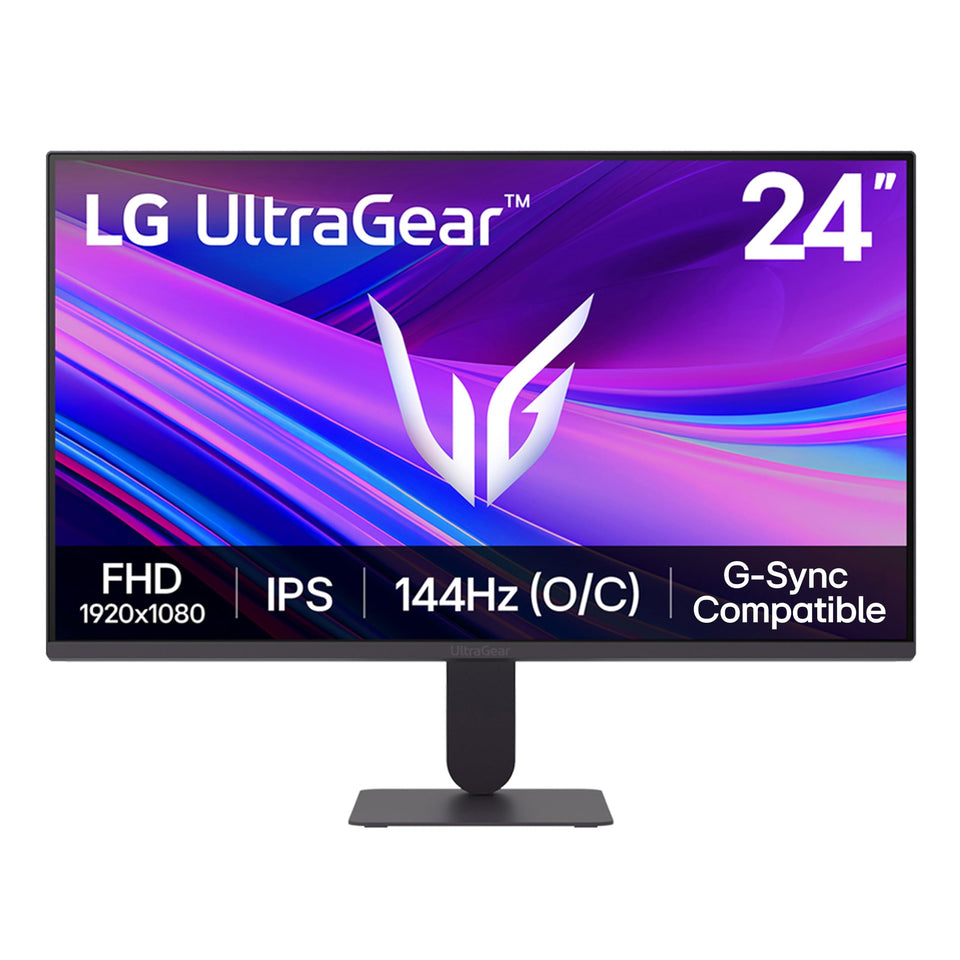 LG 24G411A-B UltraGear with slim bezel for immersive gaming setup