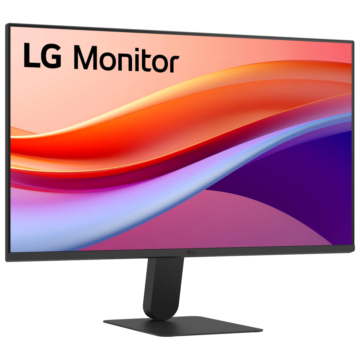 LG 24U411A-B ultra-slim bezel enhances a modern desk look
