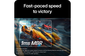 LG 27G414B-B 1ms MBR action shot for blur-free gaming