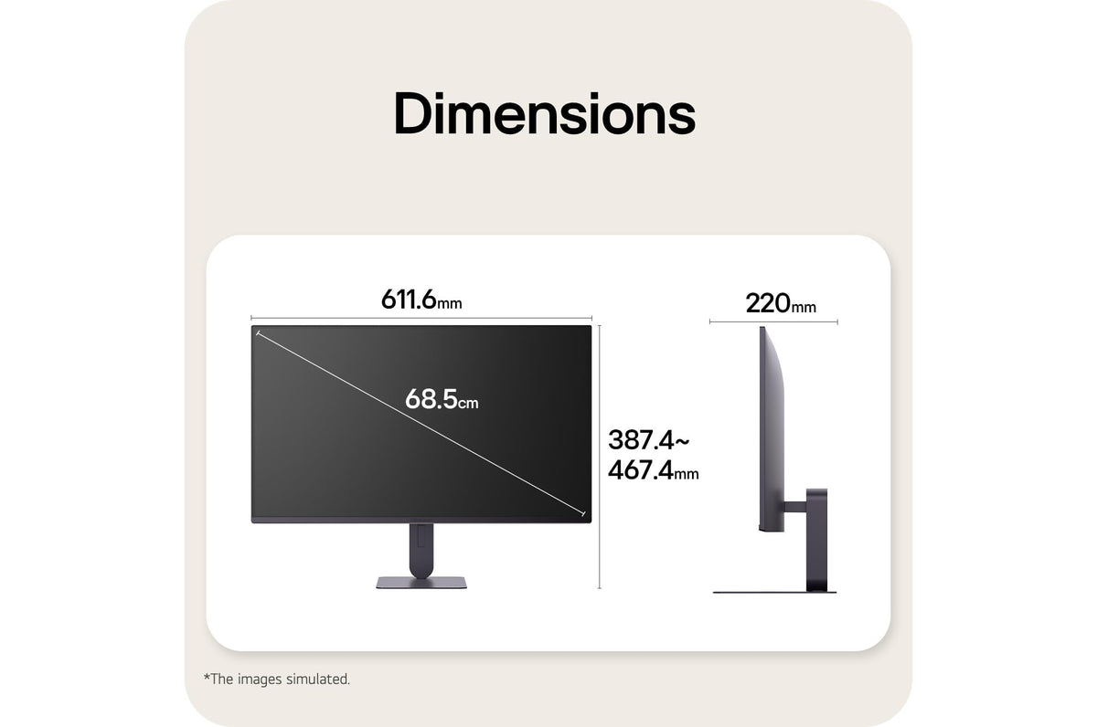 LG 27G414B-B HDMI and DisplayPort connectivity for versatile setup