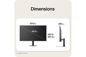 LG 27G414B-B HDMI and DisplayPort connectivity for versatile setup