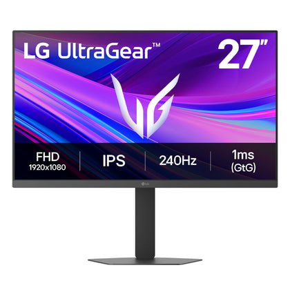 LG 27G440A-B Ultragear front view for immersive gaming sessions
