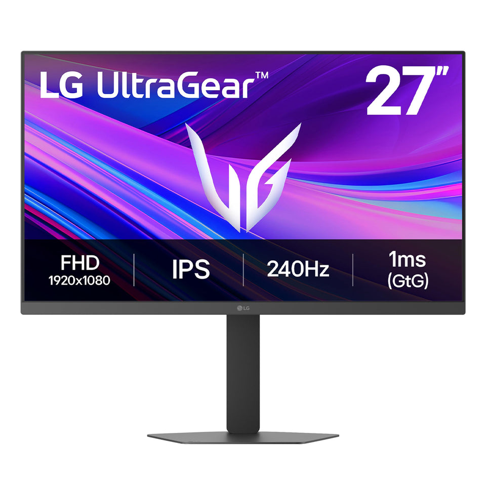 LG 27G440A-B Ultragear front view for immersive gaming sessions