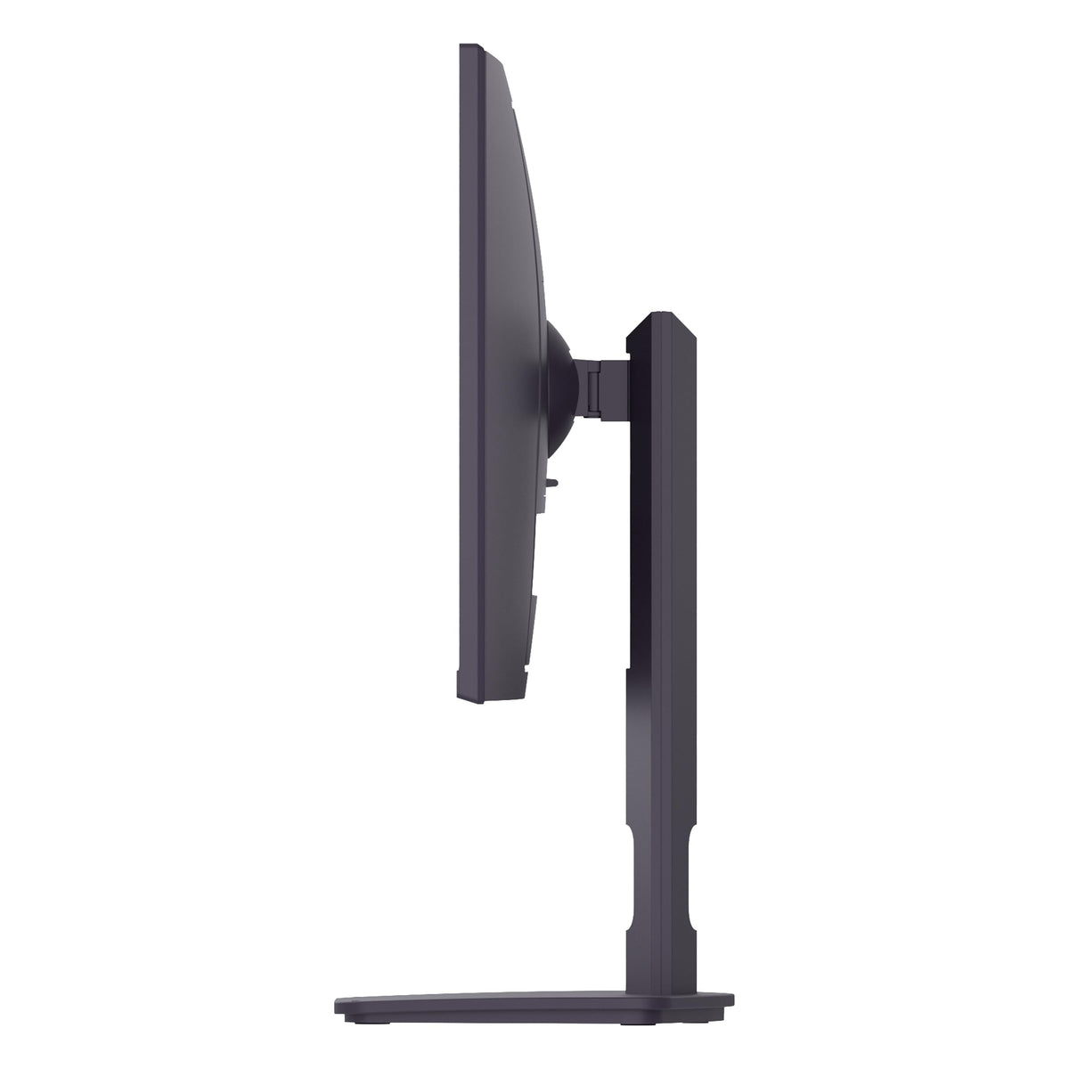 LG 27G610A-B Adjustable stand with height tilt and swivel for ergonomic setup.