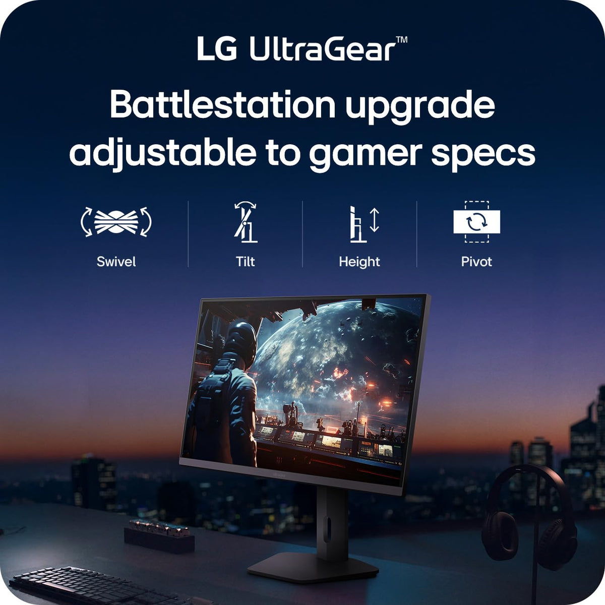 LG 27G610A-B Switch App enables multitasking while gaming or streaming.
