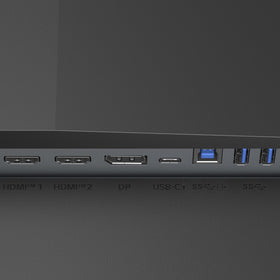 LG 27G640A-B USB-C port powering peripherals during gameplay.