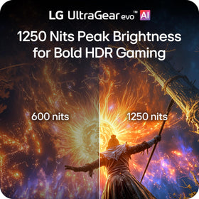 LG 27GM950B-B HDR1000 brightness creates vivid highlights.