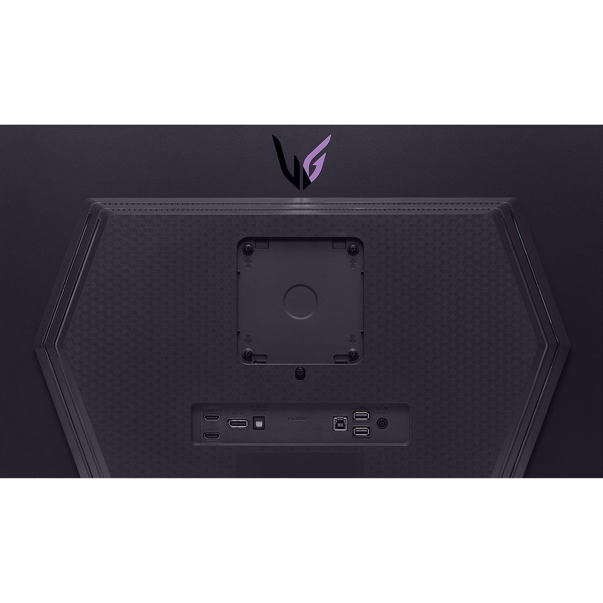 LG 27GS93QE HDMI 2.1 and DisplayPort ports for high-speed connections