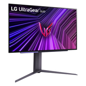 LG 27GS95QE HDMI-2-1 and DisplayPort-1-4 deliver high-resolution visuals