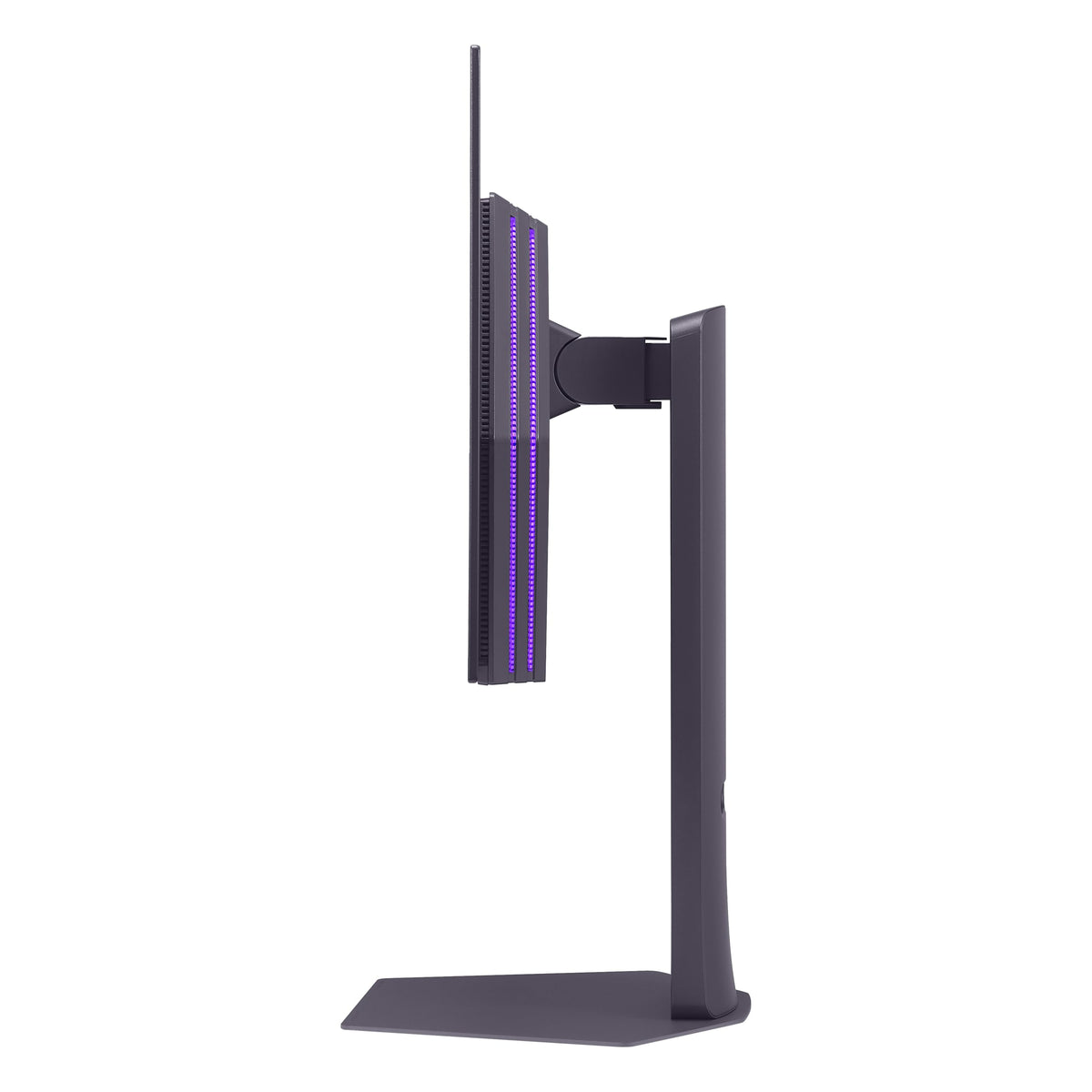 LG 27GX790A-B adjustable stand with tilt, height, swivel, and pivot for comfort