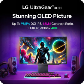 LG 27GX790A-B RGB backlighting enhances the battlestation ambiance