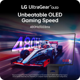 LG 27GX790A-B 480Hz fast action shot highlights ultra-smooth gameplay