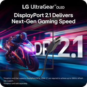 LG 27GX790B ergonomic stand allows height tilt and swivel.