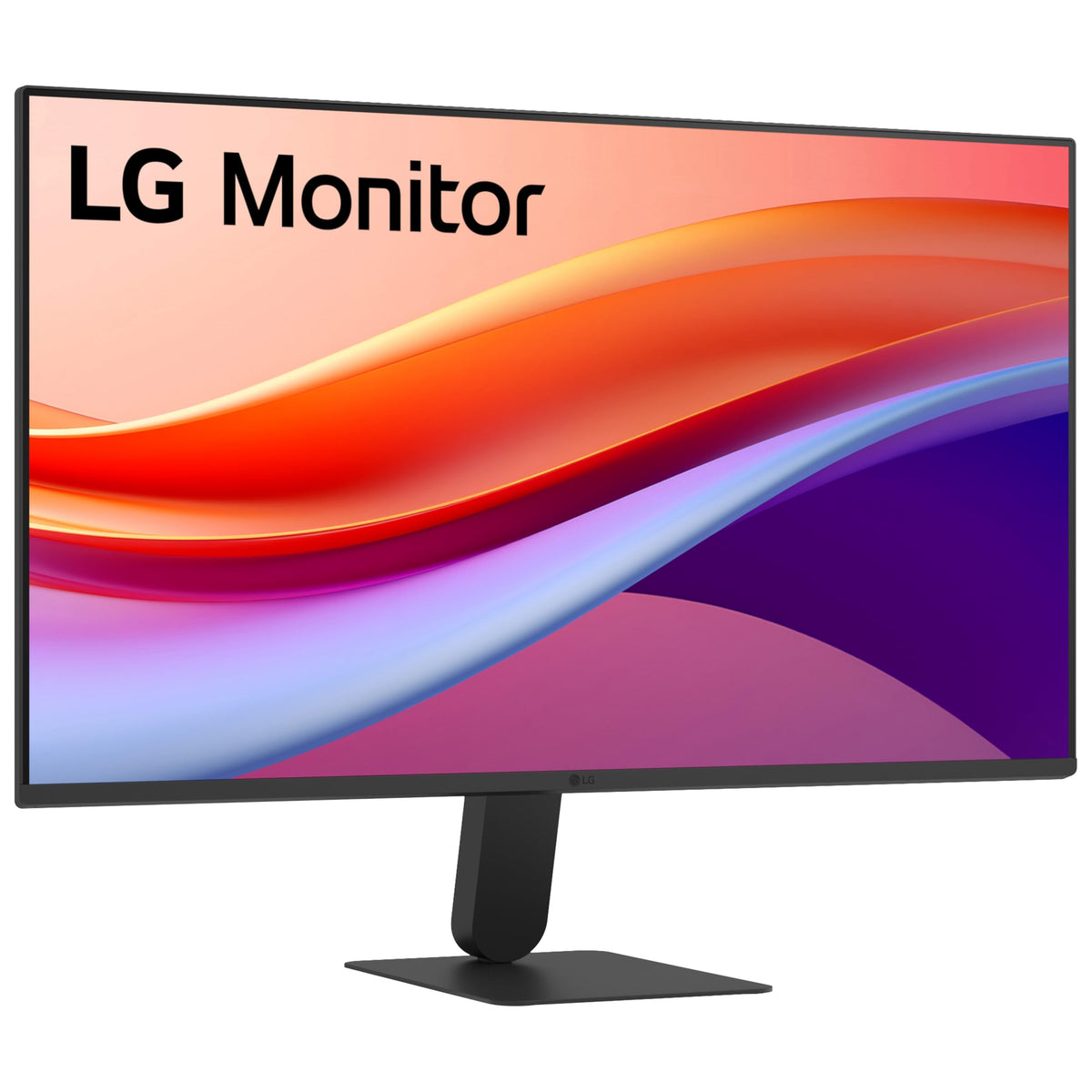 LG 27U411A-B borderless design for a clean desk setup.