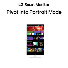 LG 27U730SA-W screen share demo mirrors your device
