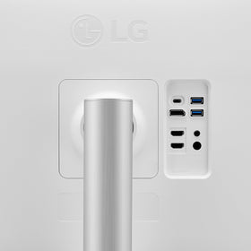 LG 27UP850K-W Switch app enables multitasking layouts and quick hotkeys.