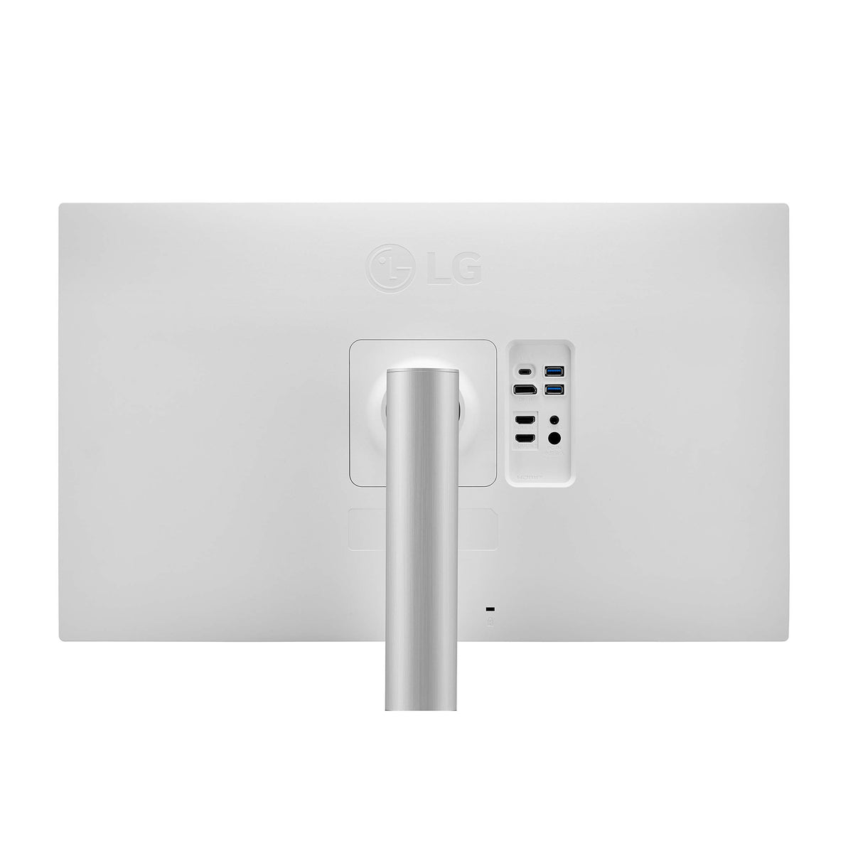 LG 27UP850-W adjustable stand supports ergonomic comfort