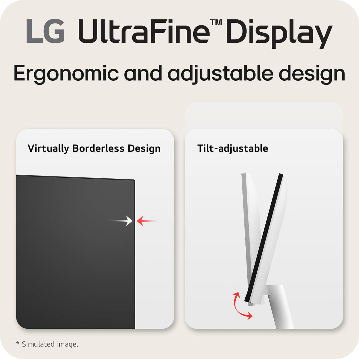 LG 27US500-W OnScreen Control enables quick workspace layout.
