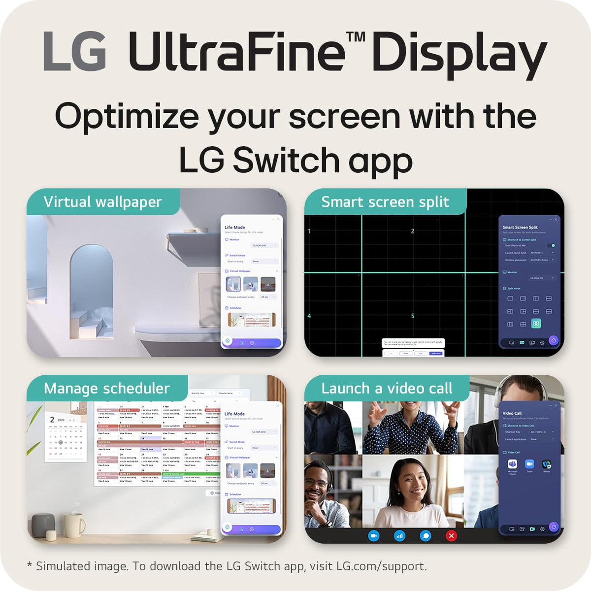 LG 27US500-W Reader Mode supports comfortable viewing.