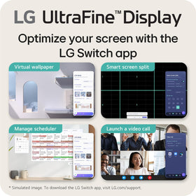 LG 27US500-W Reader Mode supports comfortable viewing.