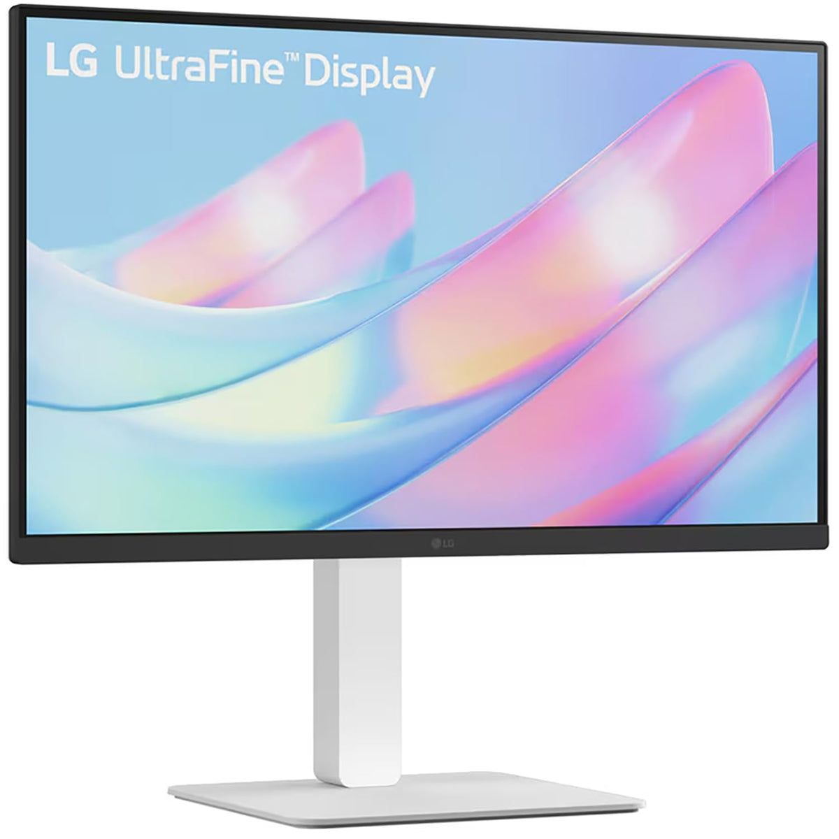LG 27US550-W 300-nit brightness for clear text in bright rooms.