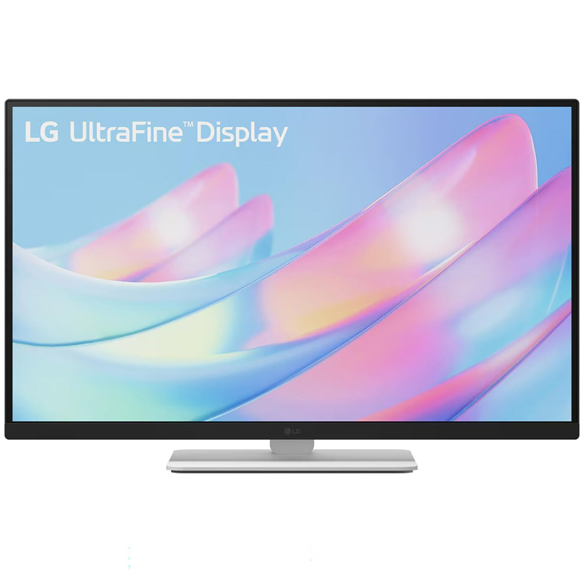 LG 27US550-W 3-side borderless design for seamless multi-monitor setups.