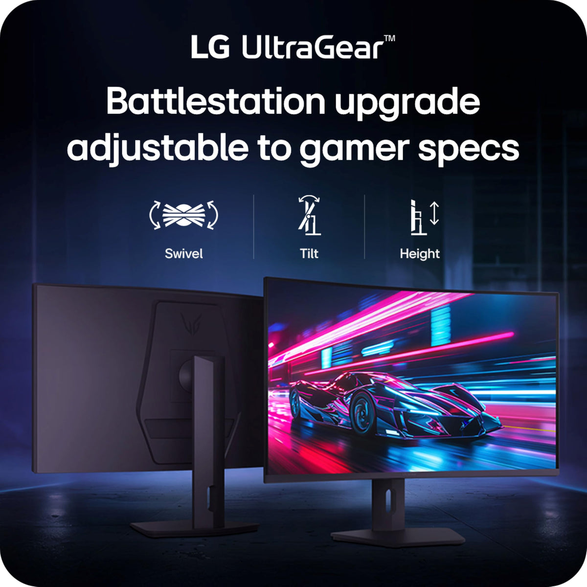 LG Ultragear 1000R curvature enhances immersion and field of view