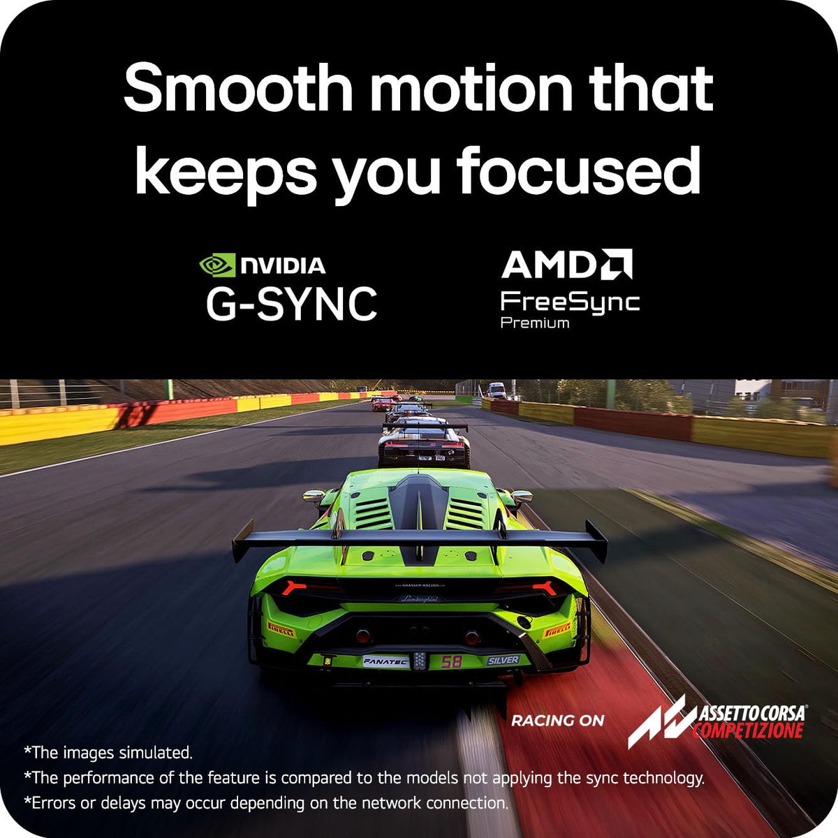 LG 32G620B-B 1ms GTG minimizes motion blur for crisp targets.
