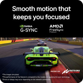 LG 32G620B-B 1ms GTG minimizes motion blur for crisp targets.