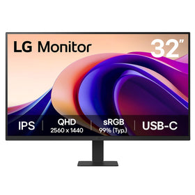 LG 32U631A-B front view of the 32-inch IPS monitor for immersive work