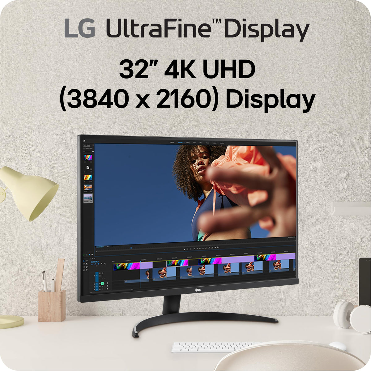 LG 32UR500K-B HDR10 color range for lifelike visuals and accurate detail