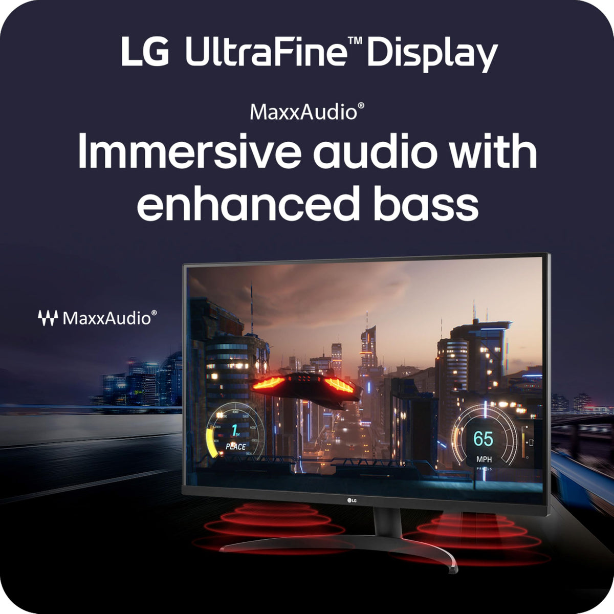 OnScreen Control interface on LG 32UR500K-B for quick workspace adjustments