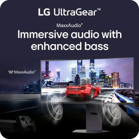 LG 34G600A-B UltraGear built-in speakers with MaxxAudio