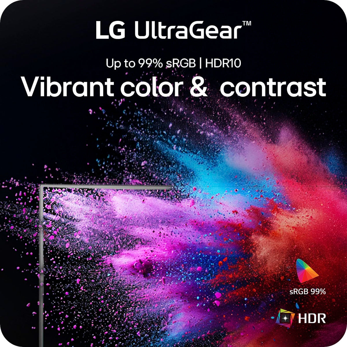 LG 34G600A-B UltraGear HDR10 for vivid colors and detail