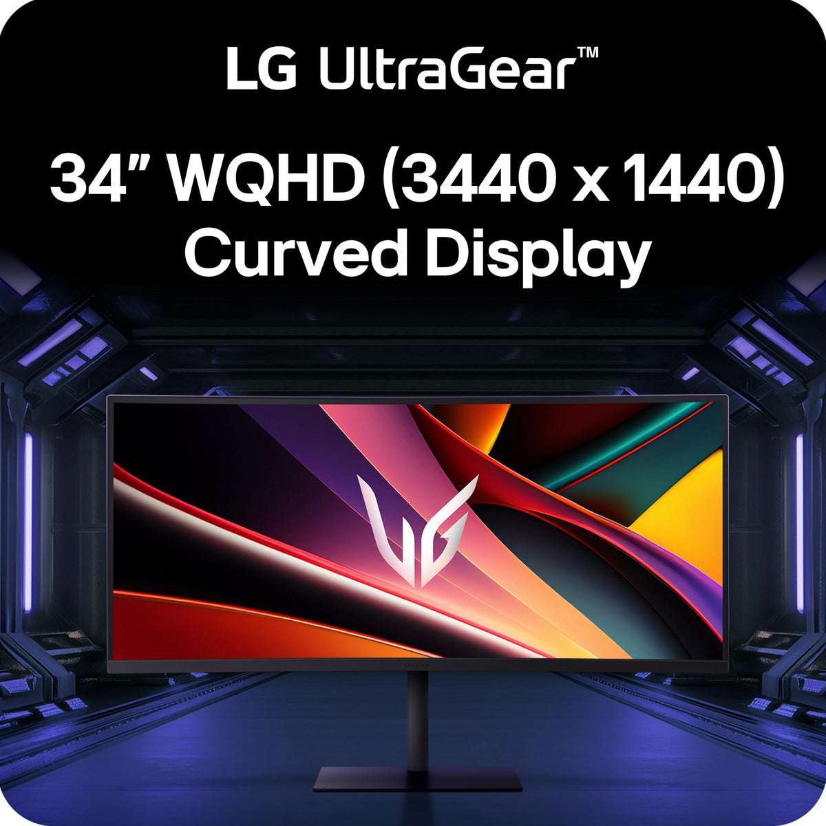 LG Ultragear 34-inch wide display offers expansive multitasking and gaming immersion.