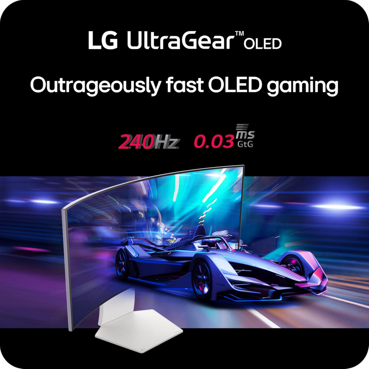 LG 34GS95QE 800R curved display surrounding the action