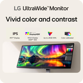 LG 34U530A-W HDR IPS panel with vivid, accurate colors