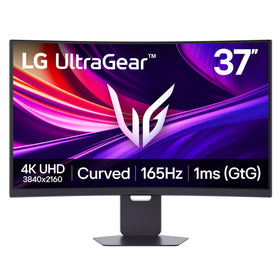 LG 37G800A-B Ultragear monitor front view for immersive 4K gaming.