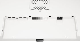 LG 37U730SA-W remote-work setup with AirPlay 2 and Screen Share in use