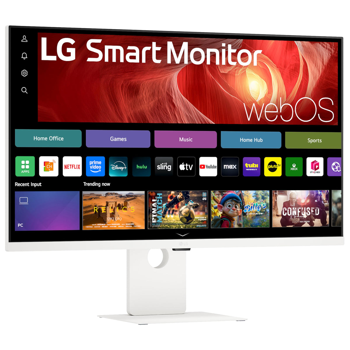 LG 37U730SA-W built-in speakers paired with screen for compact audio solution