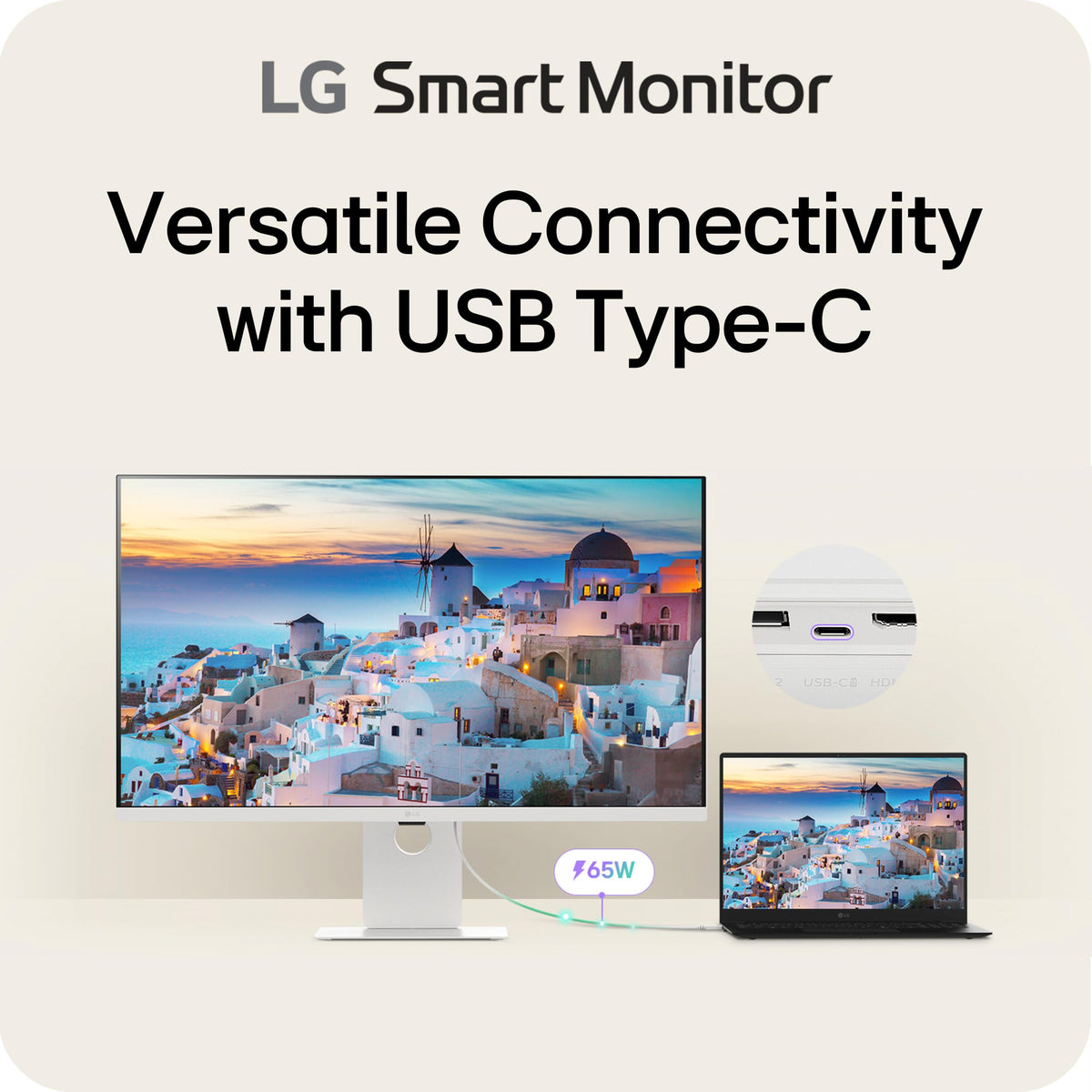 LG 37U730SA-W angle of view illustrating 178-degree IPS clarity from various seating positions