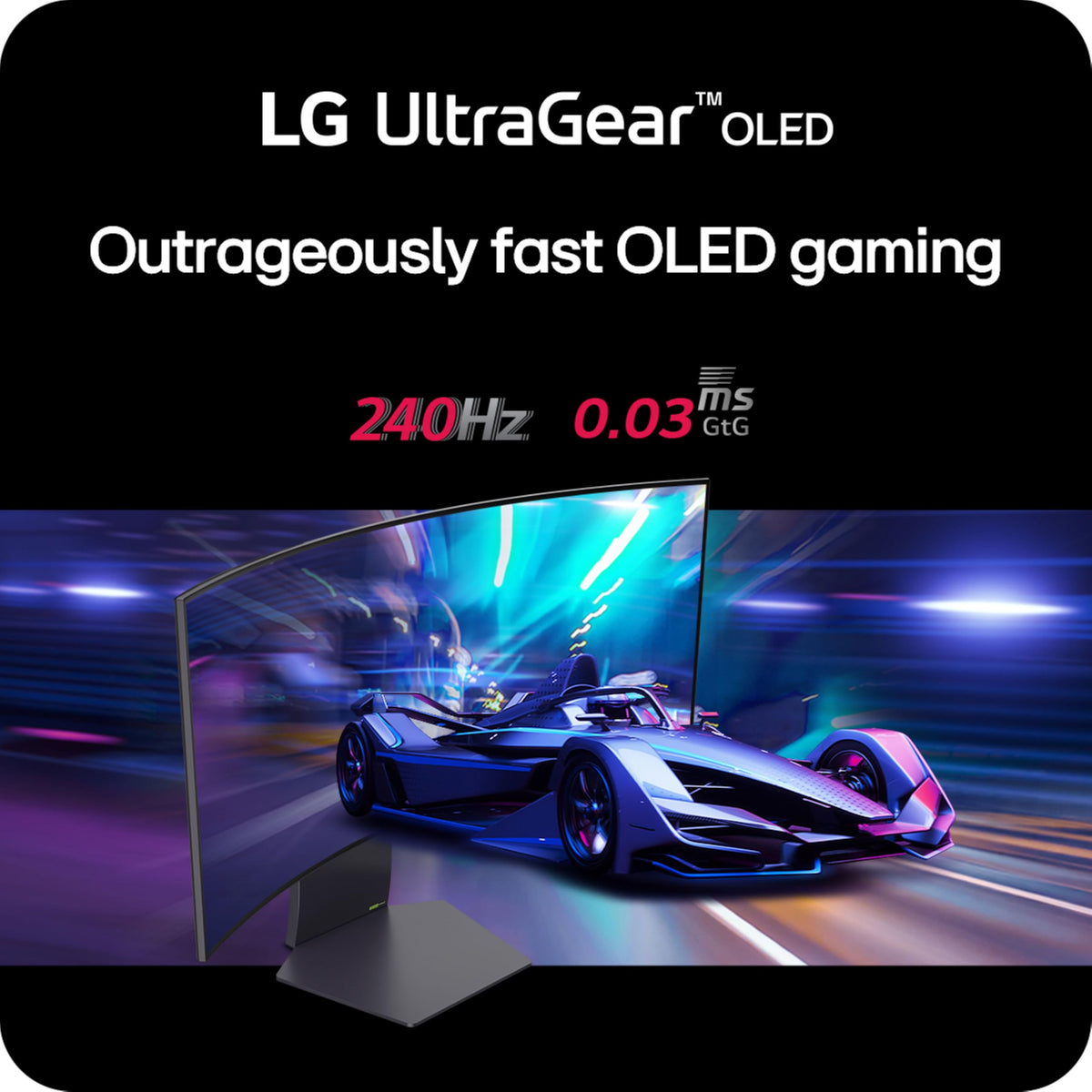 LG 39GS95QE 0.03 ms response time reduces motion blur in fast scenes.
