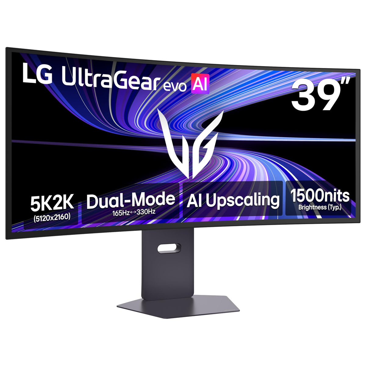 LG 39GX950B front view highlighting immersive ultrawide gaming experience