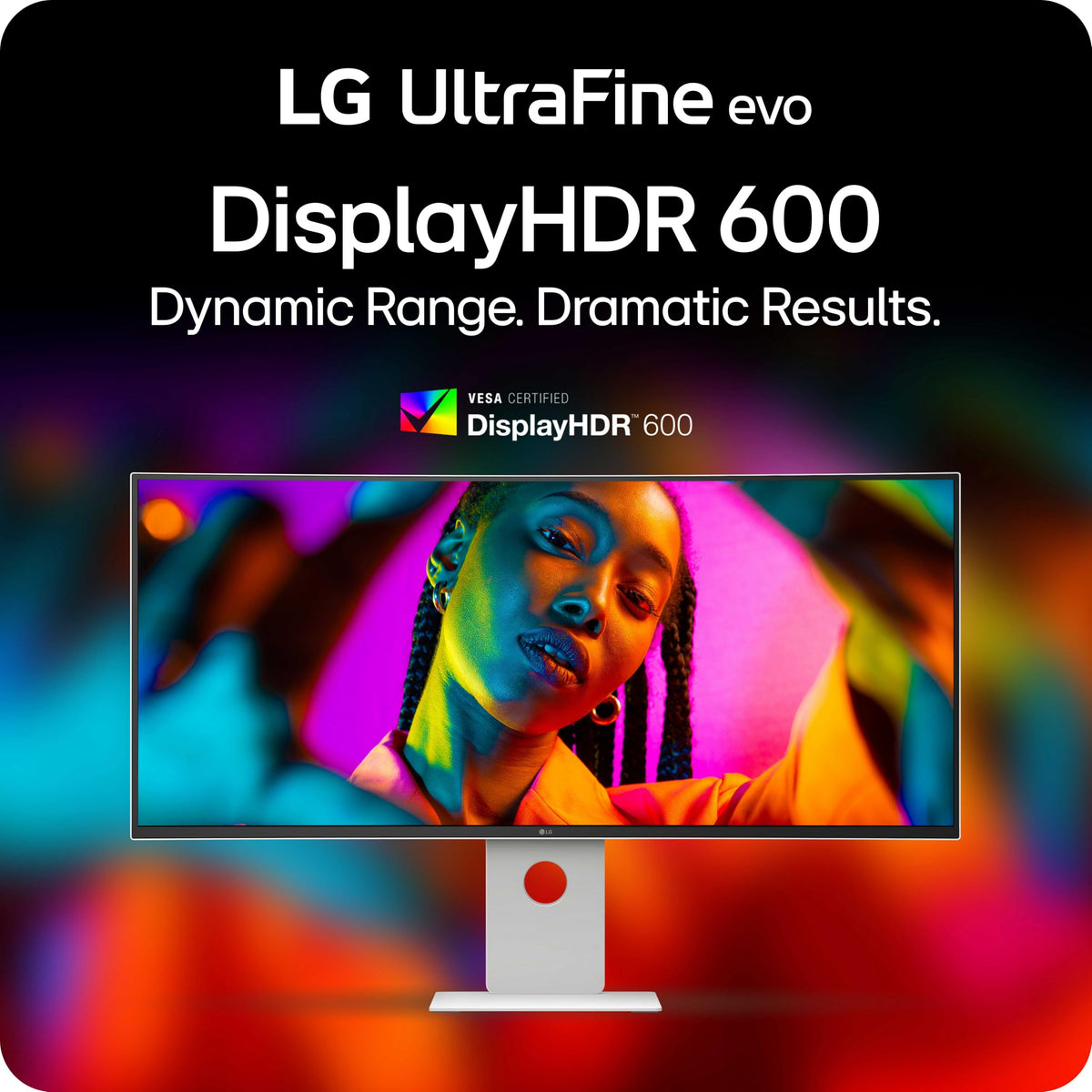 LG 40U990A-W DisplayHDR 600 delivers bright highlights and shadows.