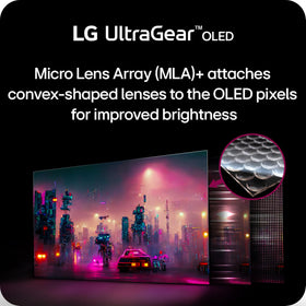 LG 45GS95QE 240Hz refresh rate enables smoother motion in games