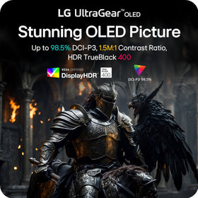 LG 45GX950A-B 98.5% DCI-P3 color coverage for vivid scenes.